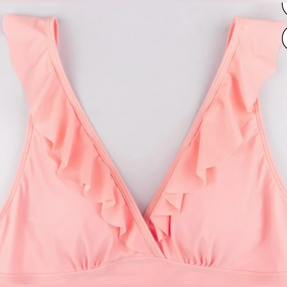 Peach Ruffle V-Neck Women's Swim Top Size XL
🍑TOP ONLY🍑 NWOT - Picture 5 of 5
